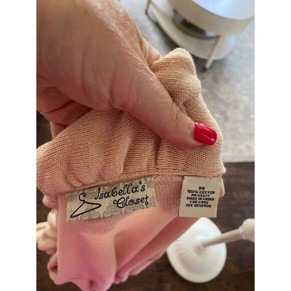 Light Pink/Peachy Cardigan (Size M) - Picture 4 of 5